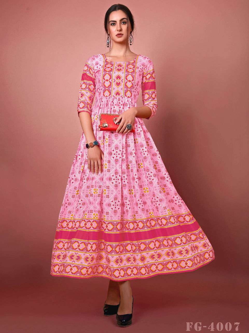 Fg Jennifer 4006 Fancy Anarkali Long Kurti Collection